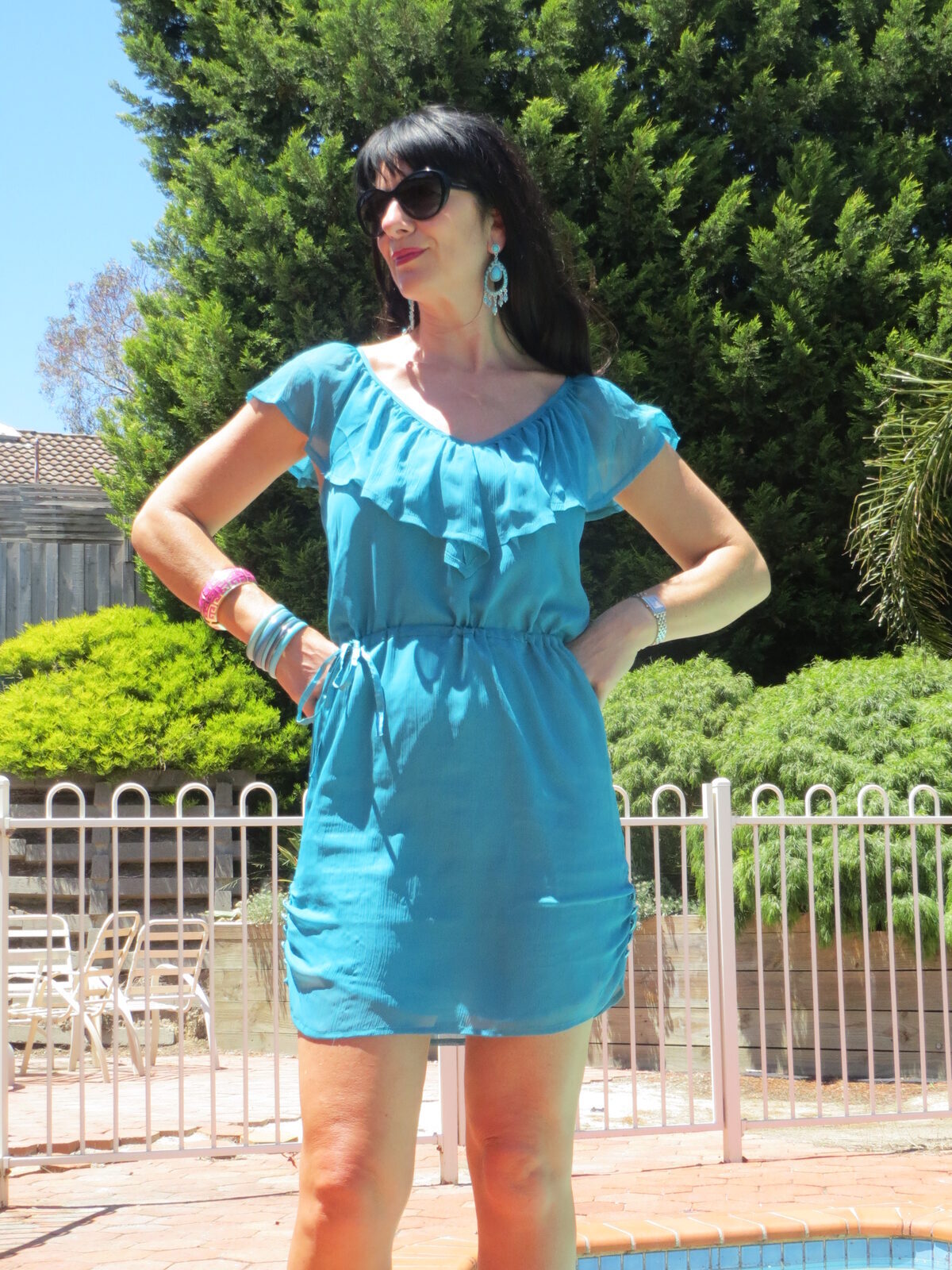 Green Grab dress 5
