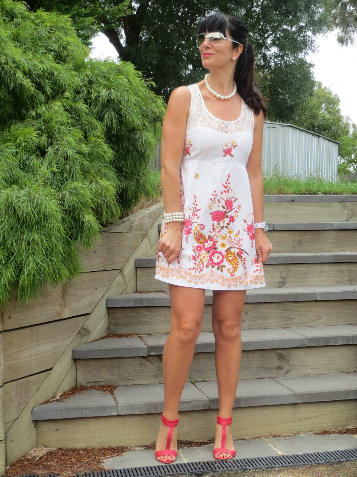 Lace floral dress 2