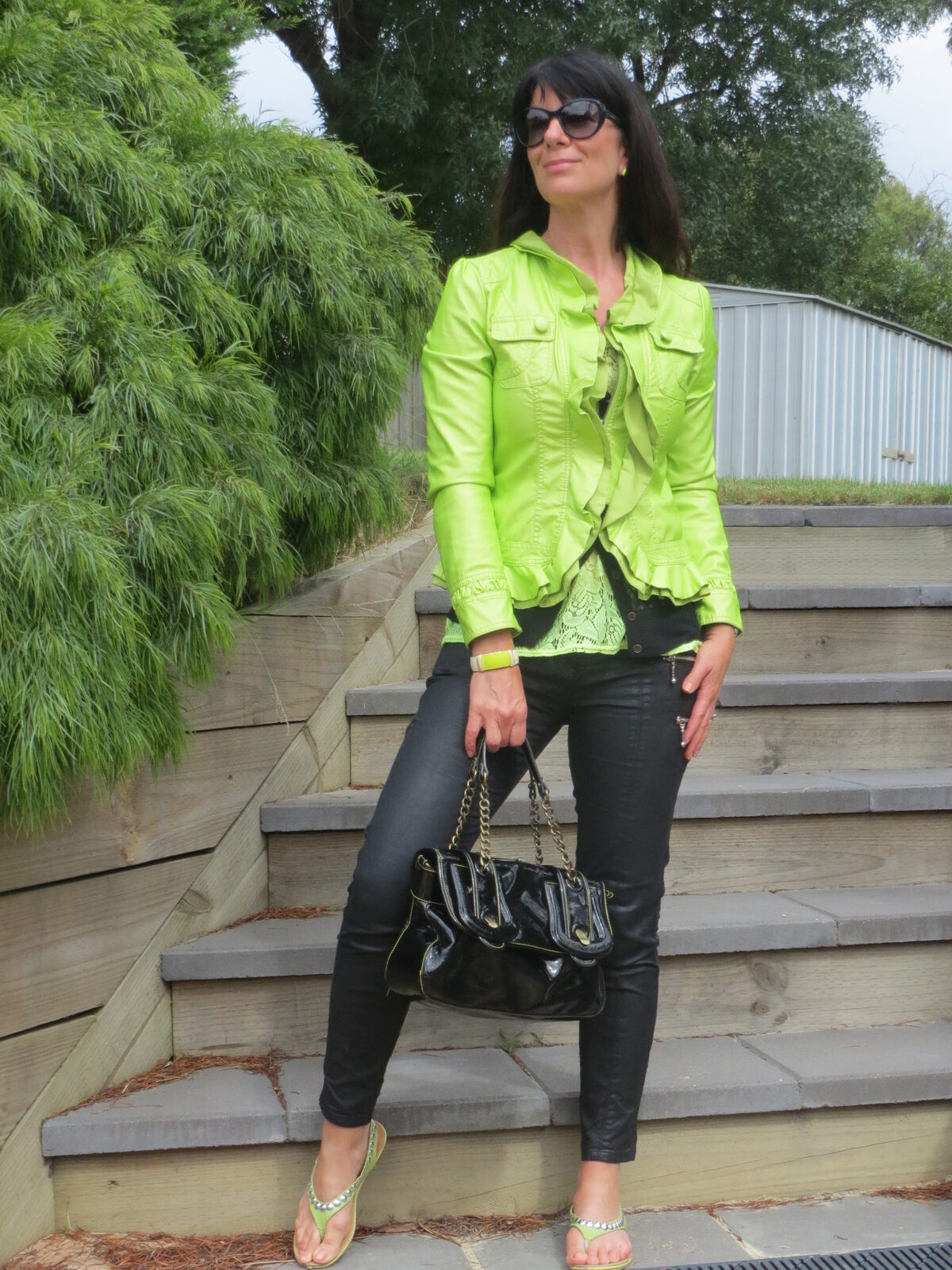 Neon green jkt 1