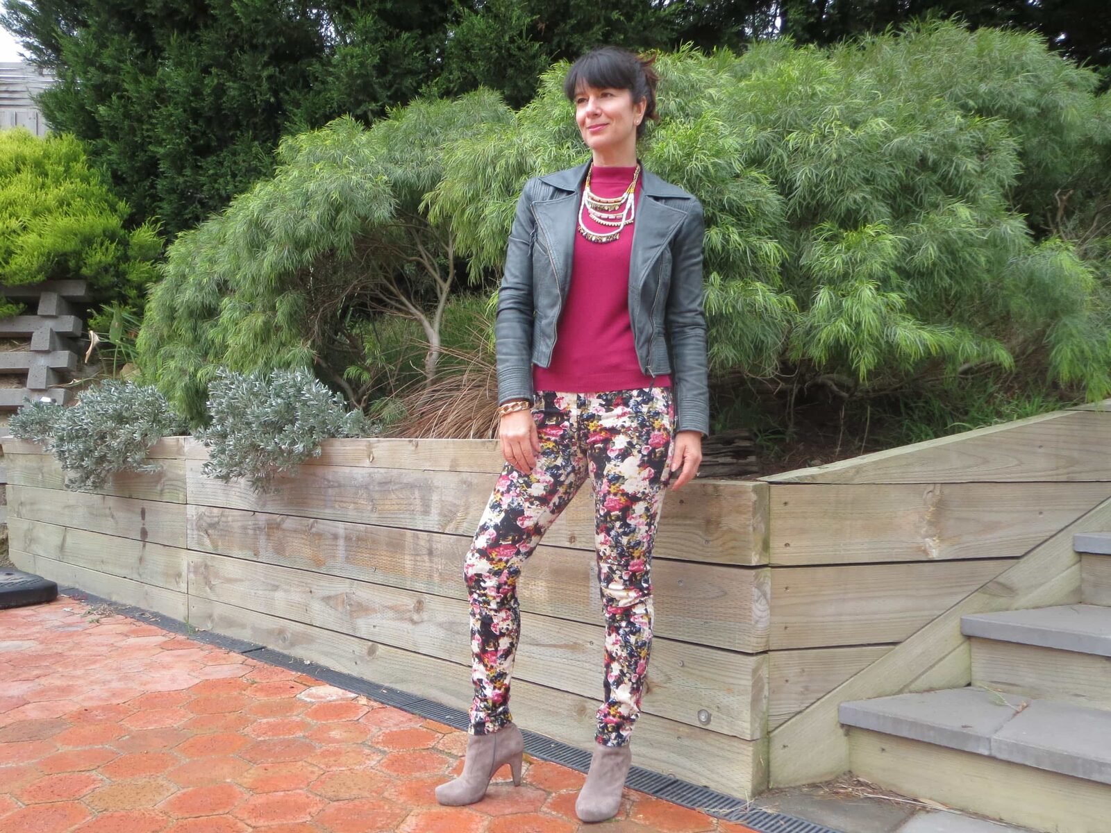 Floral jeans 2