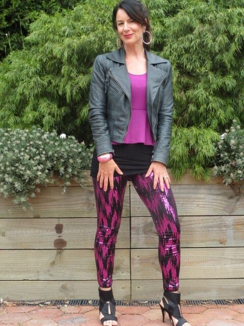 Sequinned pants