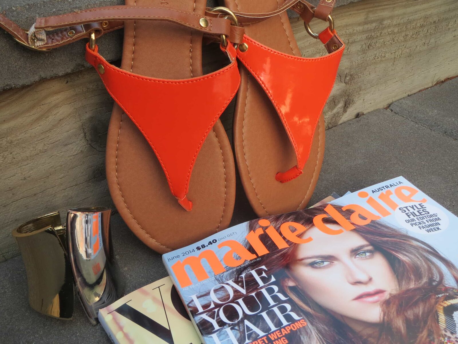 Bargain tangerine sandals signal what's ahead