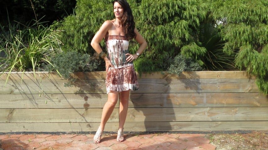 Tie-dye & speckled wedges