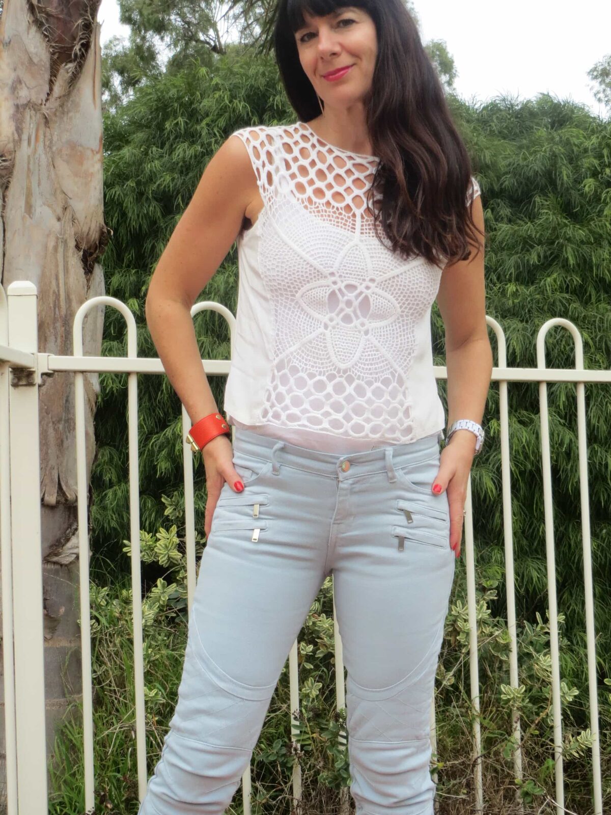 Zara blue jeans 1