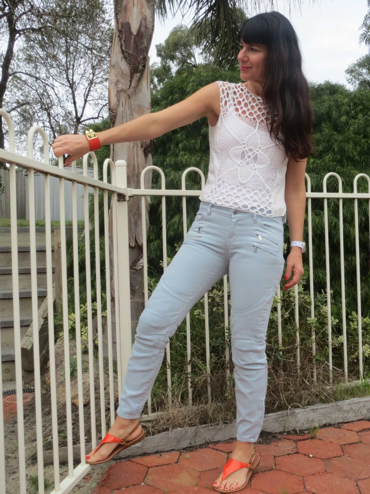 Zara blue jeans 3
