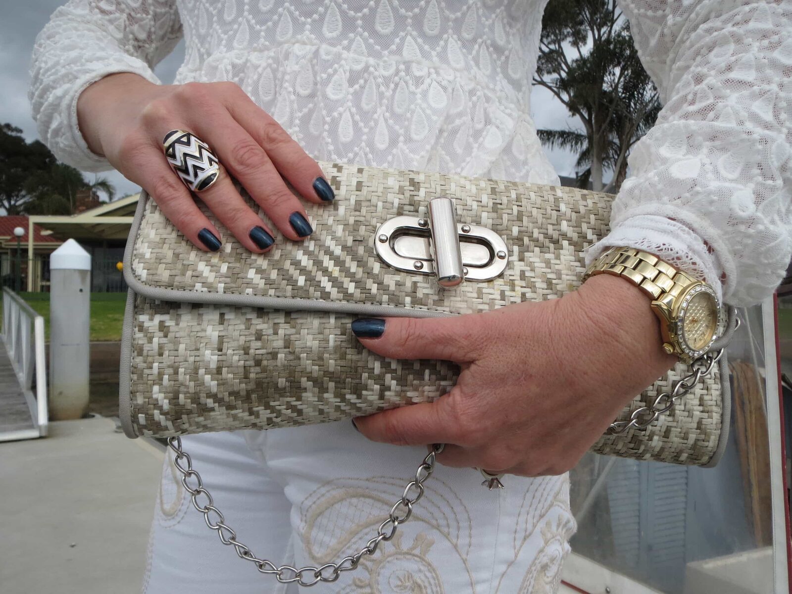 H&M outfit handbag