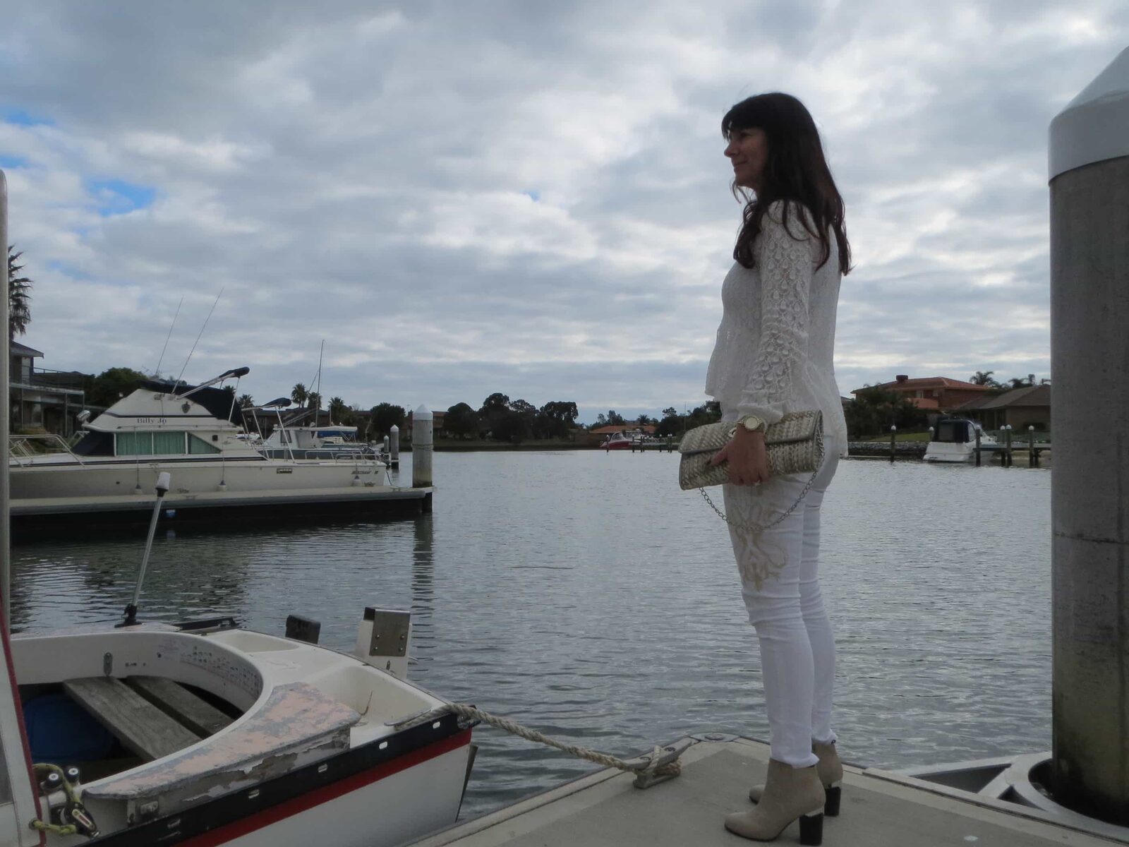 H&M white jeans 5