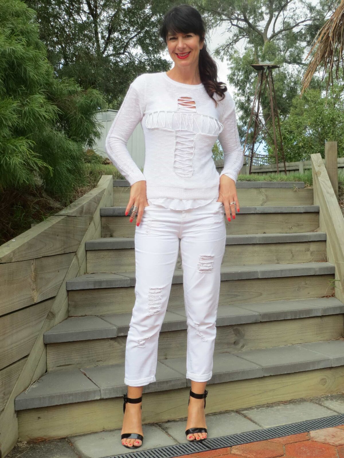 White jeans 1