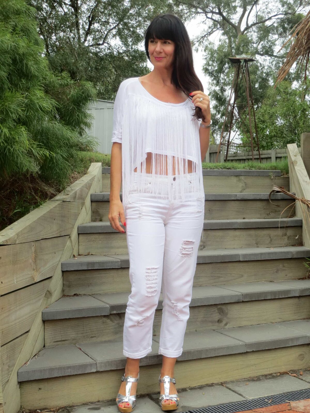 Liquid metallics & a tussle with tassels