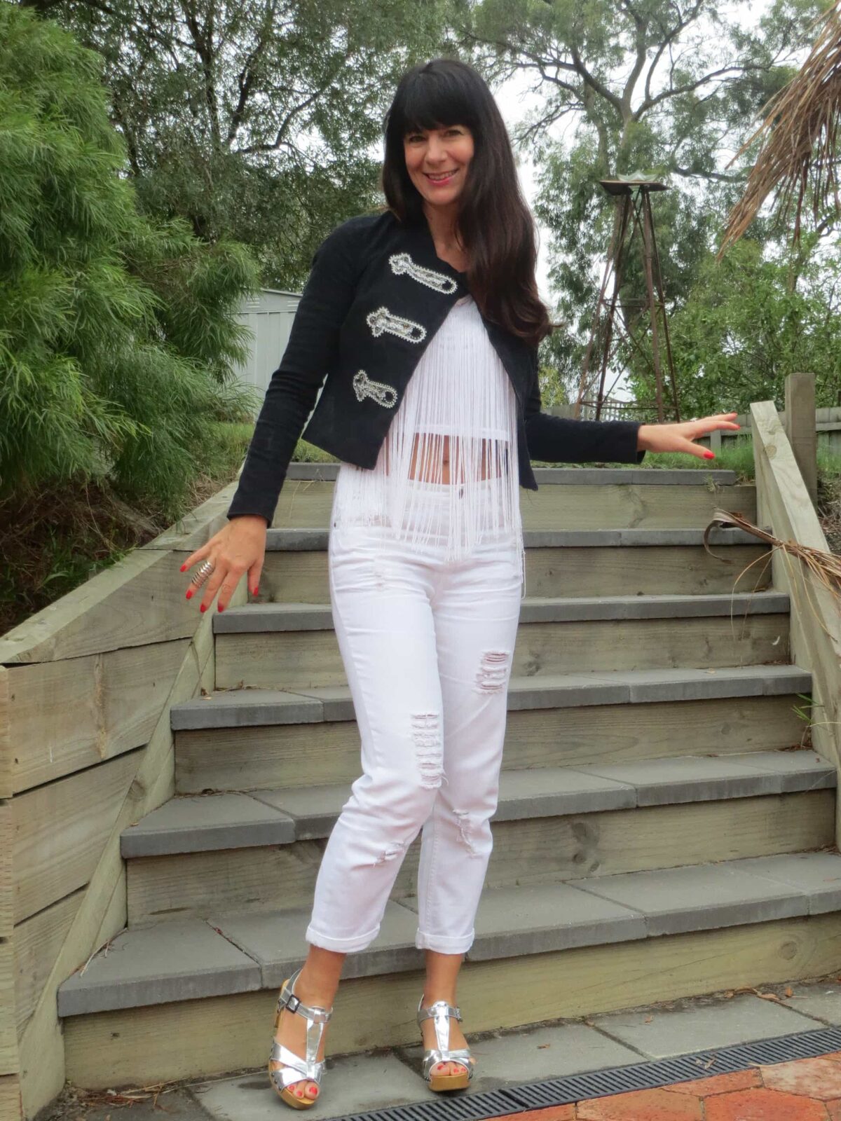 White tassel top 4