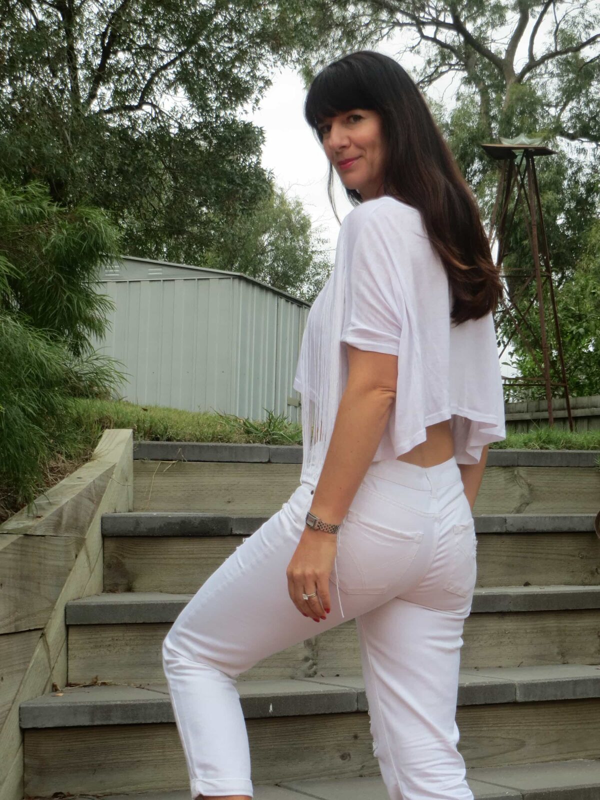 White tassel top 5