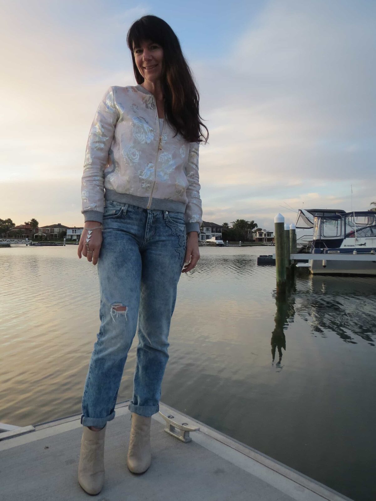 Caroline Morgan shiny jacket 4