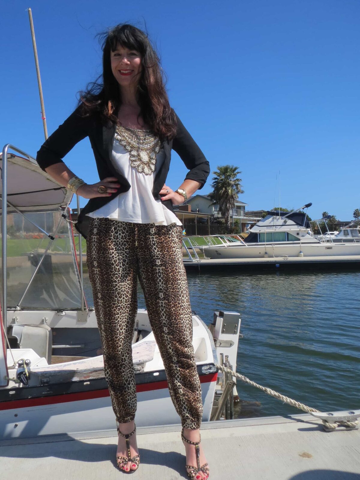 Leopard pants 1
