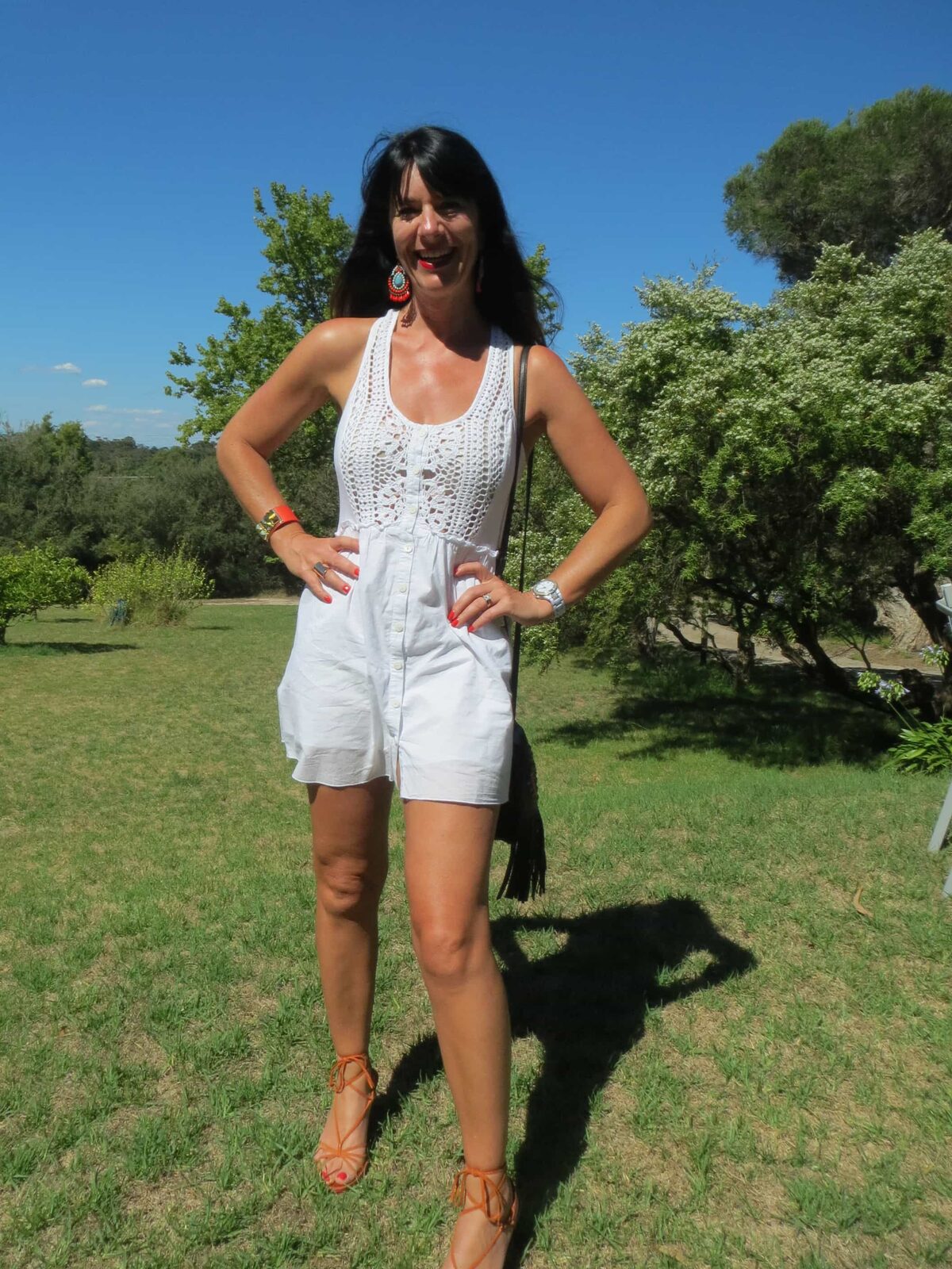 White crochet dress 1