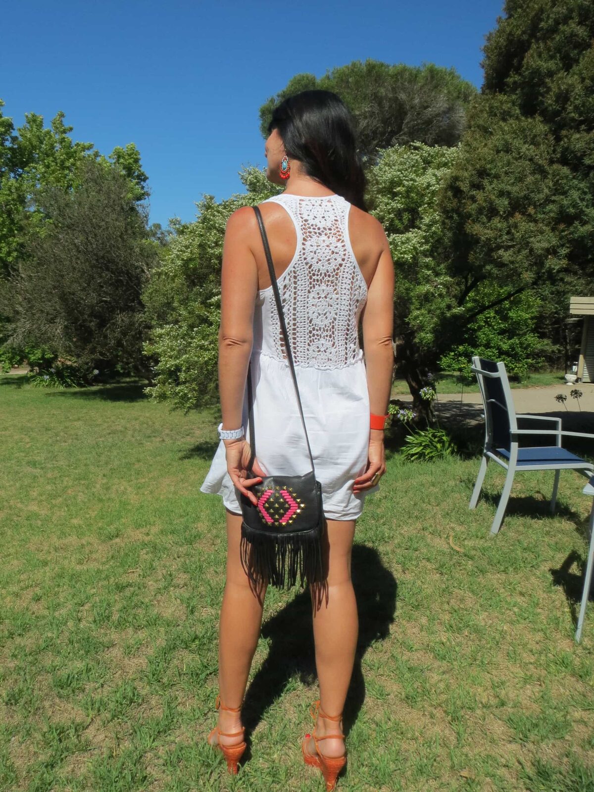 White crochet dress 2