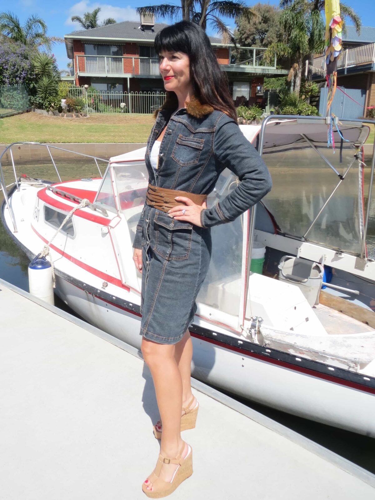Denim dress 1