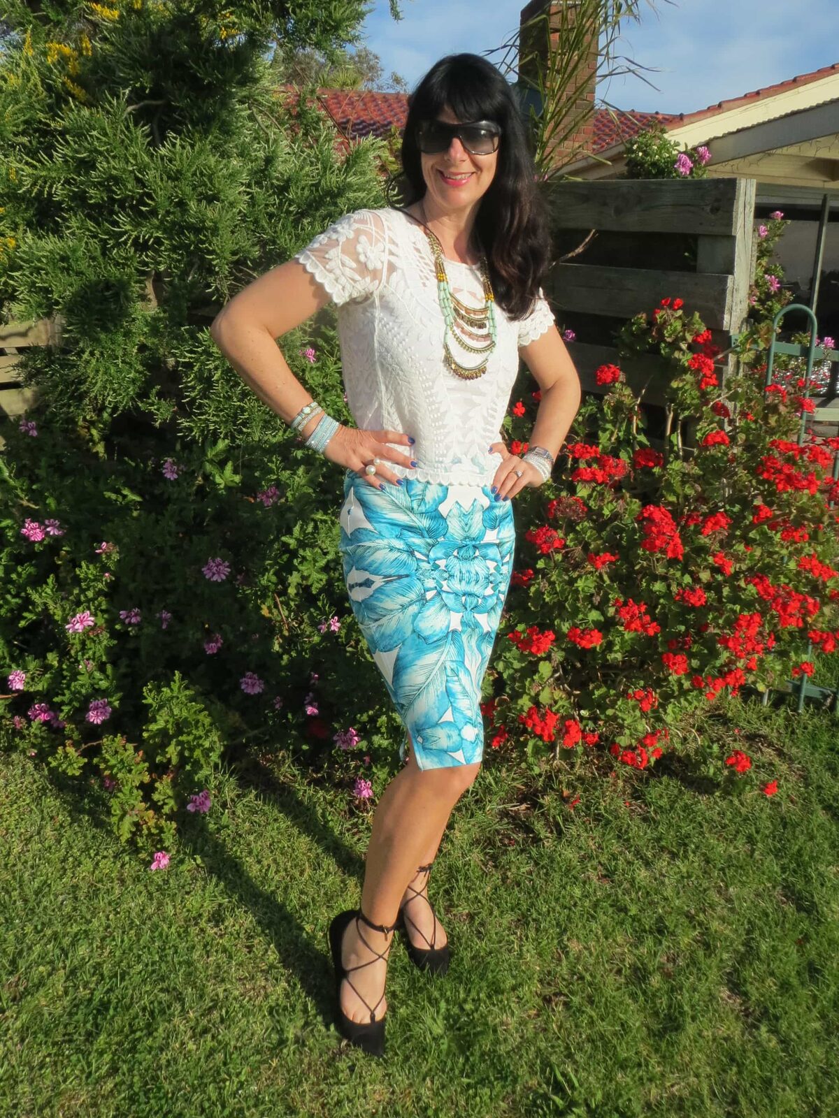 Lace-up ballet flats 1