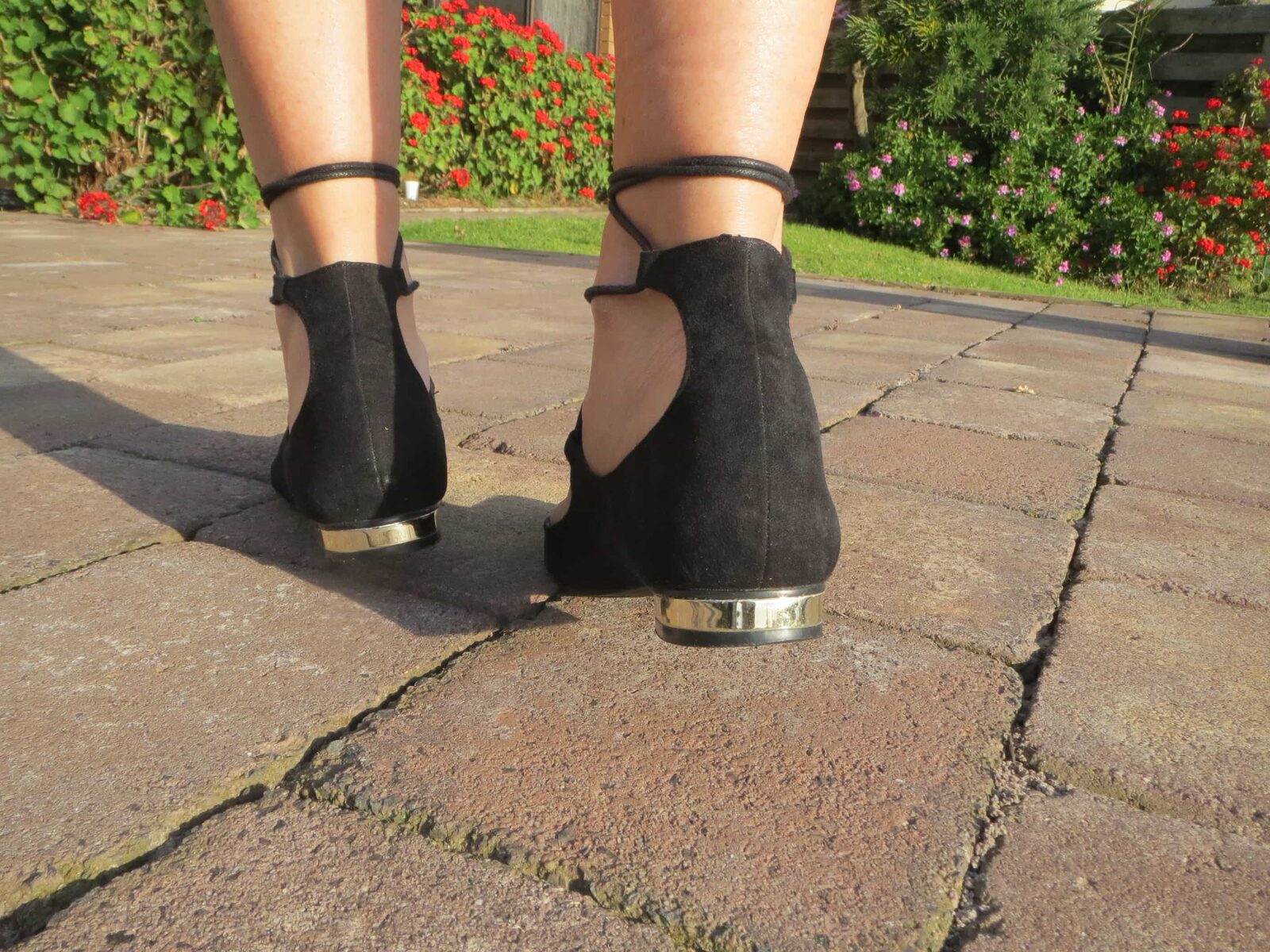 Therapy lace-up ballet flats 2